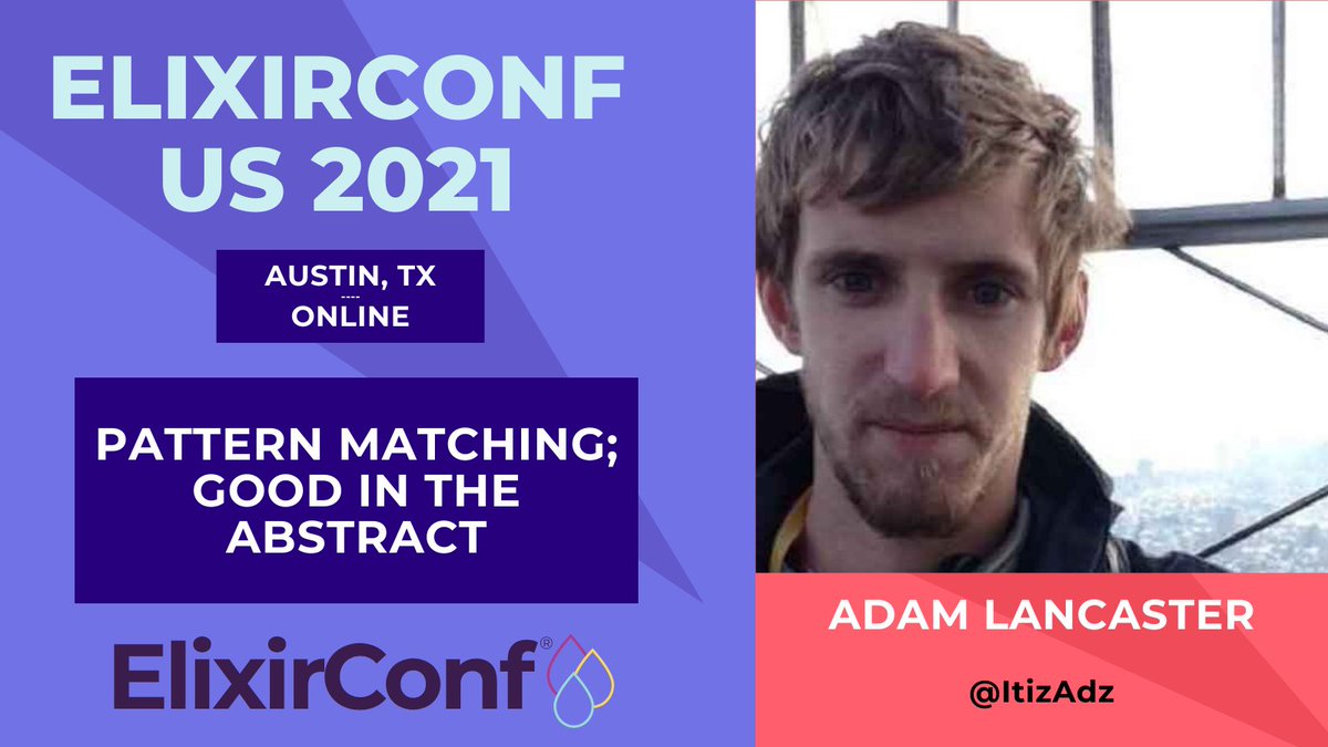 Our software engineer @ItizAdz is speaking *today* <a href="/ElixirConf/">ElixirConf</a> on pattern matching and abstract data🧮
For details, head to: bit.ly/3AzMOXY