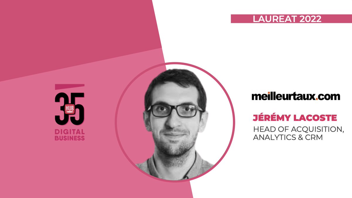 Meilleurtauxcom's tweet image. Félicitations à Jérémy Lacoste, notre « Head of Acquisition, Analytics &amp;amp; CRM » ! 

#HUBFORUM #Hubforum2021 @hubforum
