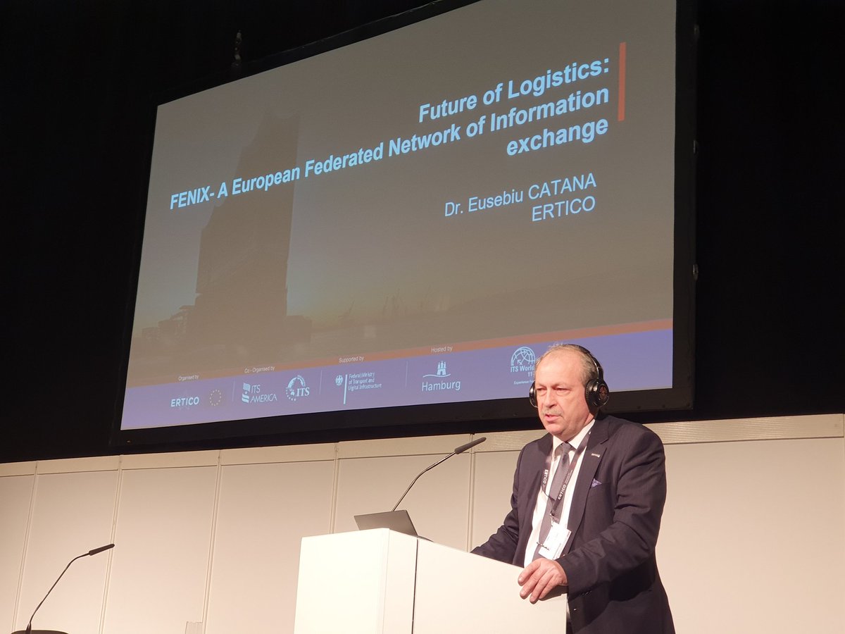 FENIX_LogistiX's tweet image. Live now! Dr. Eusebiu Catana @ERTICO is presenting #FENIXProject, our approach, and vision at TP 19 Demonstrating Impact. #ITSHamburg2021 #TalkingITS
