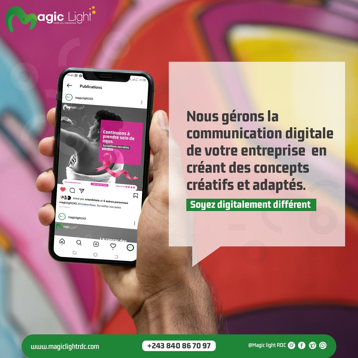 MagicLightrdc's tweet photo. Soyez digitalement différent avec #MagicLight https://t.co/4S0LsRiTUW