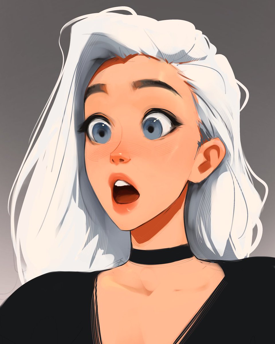 samdoesarts's tweet photo. Expression practice 😮 #digitalart #procreate https://t.co/LjuiVjPq2d