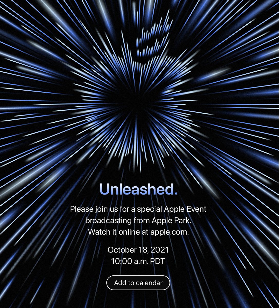pgbkruit's tweet photo. Apple announces October 18th Event! https://t.co/phDH50Tw5U