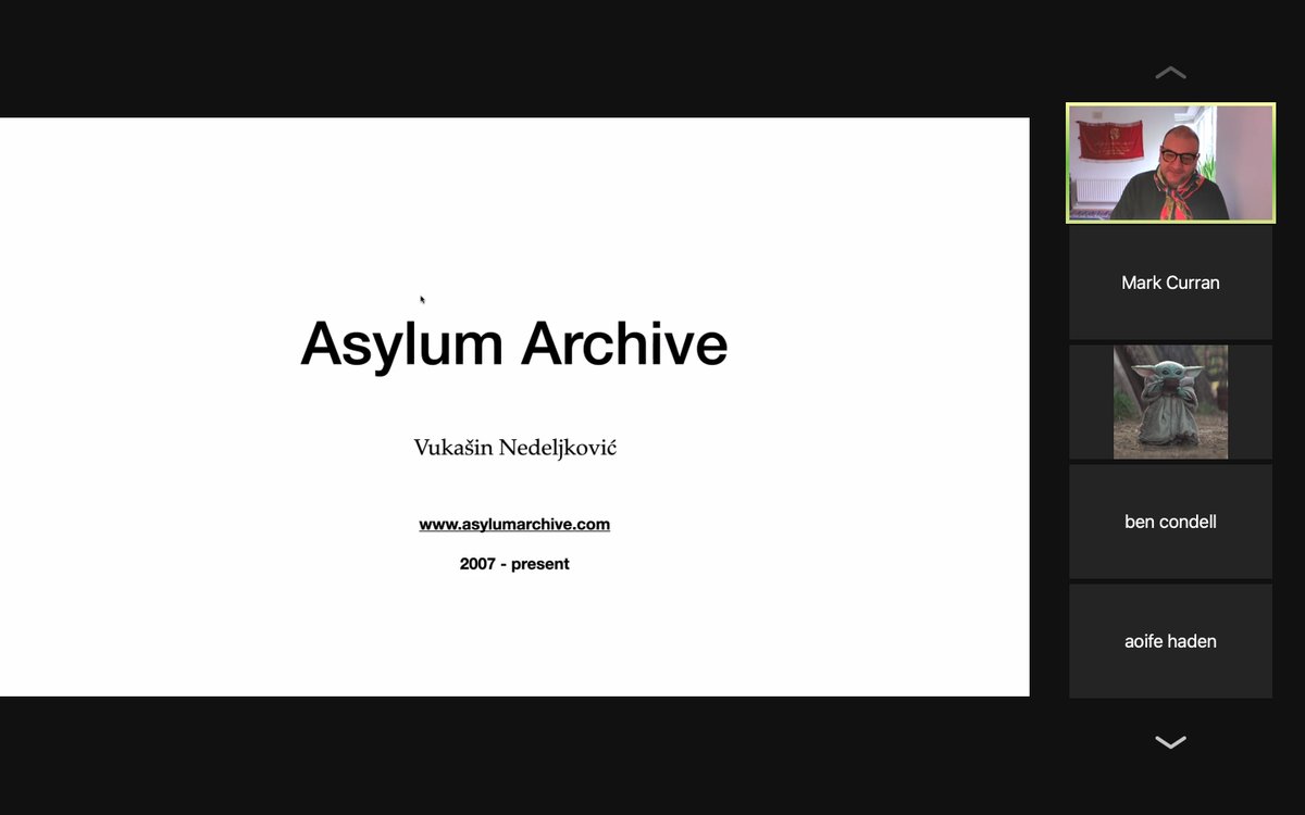 BAPhotoIADT's tweet photo. #VisitingLecture Huge thanks @Asylumarchive #Artist #Activist for empowering presentation to #Year3 students & tutor @MarkJCurran last week on his long-term project documenting #DirectProvision in #Ireland Currently @IMMAIreland #Photography @myIADT https://t.co/b3ocOy5iyo https://t.co/UtvCapAXrO