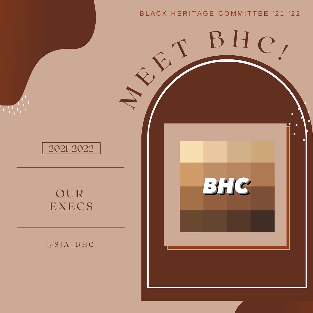 sja_bhc's tweet photo. Meet Joan’s 2021-2022 Black Heritage Committee Executives✊🏽✊🏾✊🏿

BHC is a safe space where everyone is welcome…reach out to us if you have any questions or want to join! ✨

See our Instagram for the full post! https://t.co/8Lb6buXiHK