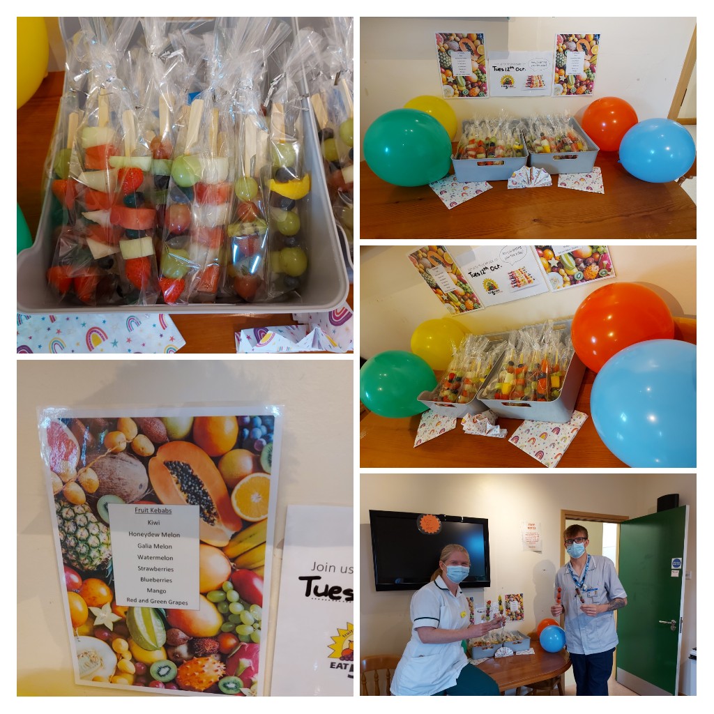 CoalvillehospitalLPT (@coalvillehospi1) on Twitter photo Promoting Health and Wellbeing amongst staff today. Fruit kebabs for all our staff. <a href="/LPTnhs/">Leicestershire Partnership NHS Trust</a> <a href="/MichaelaIrelan4/">Michaela Ireland</a> <a href="/AngelaHillery/">Angela Hillery</a> <a href="/JokirkOT/">Jo Kirk</a> <a href="/FayLem1/">Fay Lem</a> <a href="/Louisepenny87/">Louise</a> #healthandwellbeing #1ofyour5aday #NHS #lookaftereachother Promoting Health and Wellbeing amongst staff today. Fruit kebabs for all our staff. <a href="/LPTnhs/">Leicestershire Partnership NHS Trust</a> <a href="/MichaelaIrelan4/">Michaela Ireland</a> <a href="/AngelaHillery/">Angela Hillery</a> <a href="/JokirkOT/">Jo Kirk</a> <a href="/FayLem1/">Fay Lem</a> <a href="/Louisepenny87/">Louise</a> #healthandwellbeing #1ofyour5aday #NHS #lookaftereachother