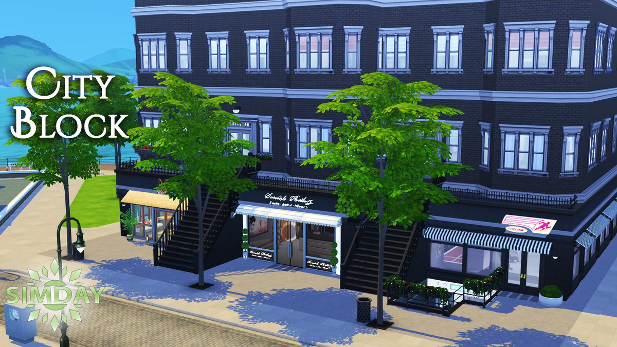 SimDayYT's tweet image. City Block – a multi-purpose community lot in San Myshuno

youtu.be/NxlBhpXvdLk

✔ Selvadoradan Restaurant
✔ Beauty Salon
✔ Gym + Yoga 
✔ Laundromat
✔ Karaoke bar

#NoCC #NoMods
#Sims4Build #TheSims #TheSims4 #Sims4 #TS4 #ShowUsYourBuilds
