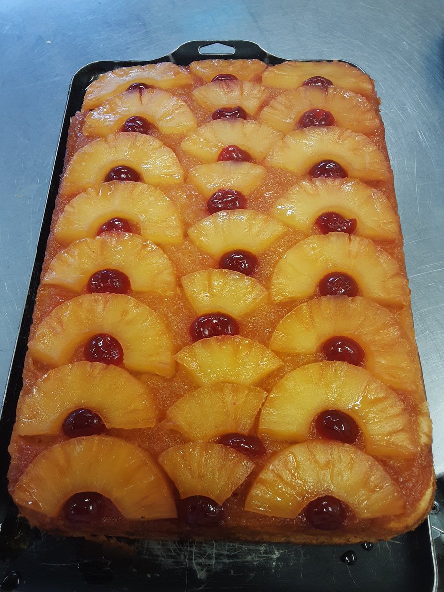 Today we went 'back to the 1960s' in our care homes where residents enjoyed Chicken a la King with Steamed Rice followed by the ultimate retro dish...Pineapple Upside-Down Cake! #CareCatering #RetroCooking @NorseCare @NACCCaterCare @melanielarge1