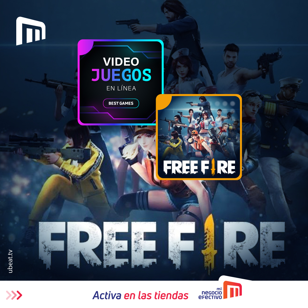 FREE FIRE  Vende Juegos en Línea - Mi Negocio Efectivo