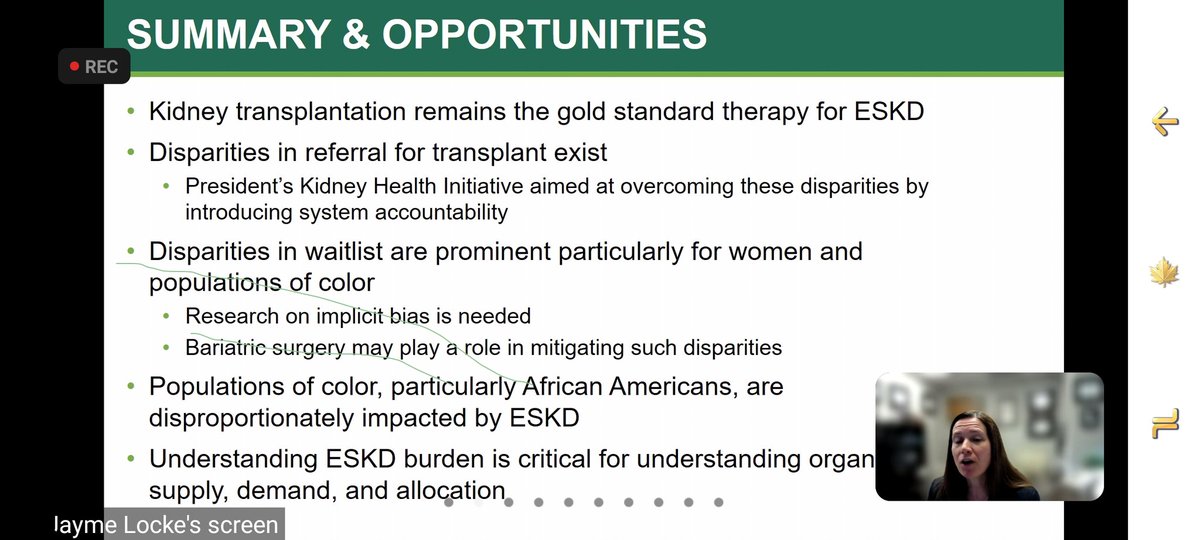 Truly blown away listening to Grand Rounds by the uber-accomplished Jayme Locke @uabsurgery. Amazing work on advocacy and alleviating disparities in transplantation. #surgeonscientist #jaymelocke