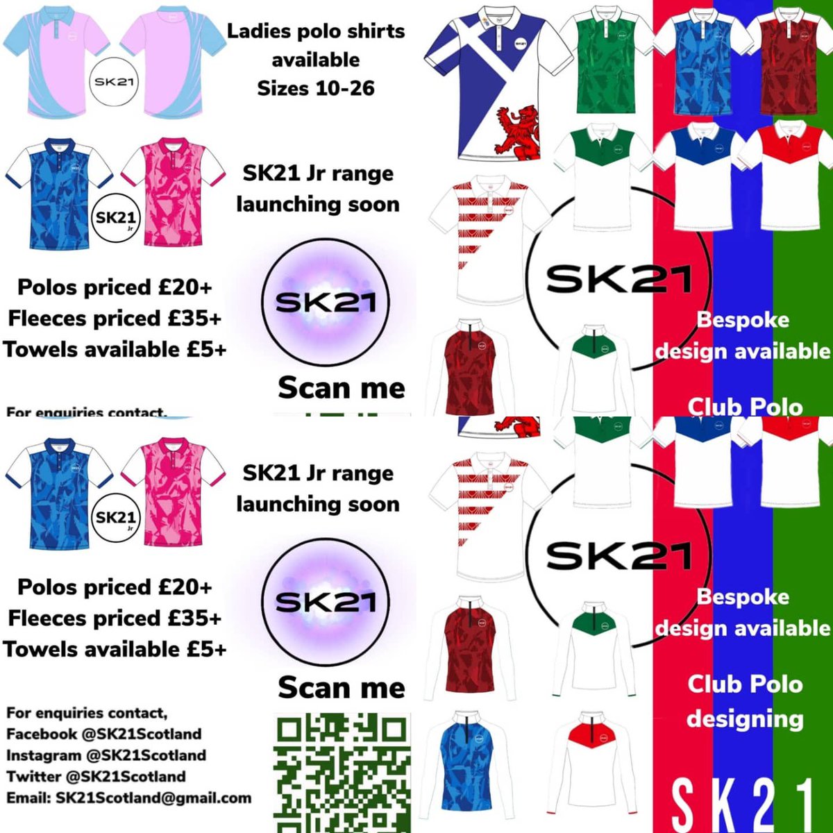 SK21Scotland's tweet photo. For any info or enquires about orders if it's for the indoor or an early Christmas present.
Give us a message SK21Scotland on Facebook, Instagram and twitter.
#SK21 #bowls #jnrrange #Scotland #betterbequick https://t.co/O1Z8dGw4Zc