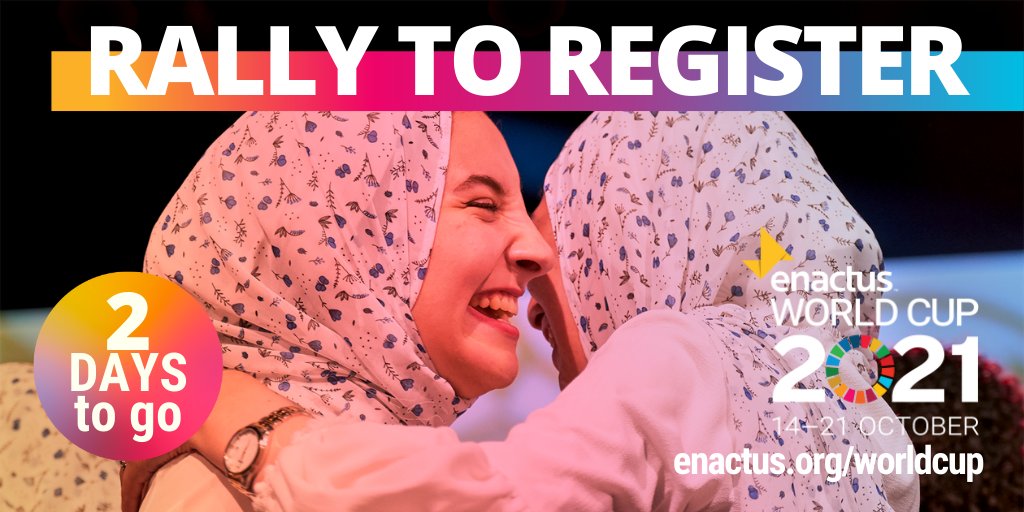 Registered students from the Enactus country in each region w/ the HIGHEST % of student membership registered to attend will be entered into a drawing to receive a group mentorship session w/ Enactus CEO Robyn S. Fehrman.

Register> enactus.org/worldcup

#PassionOnPurpose