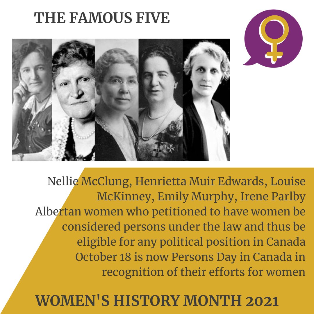 #WomensHistoryMonth2021 #PersonsDay