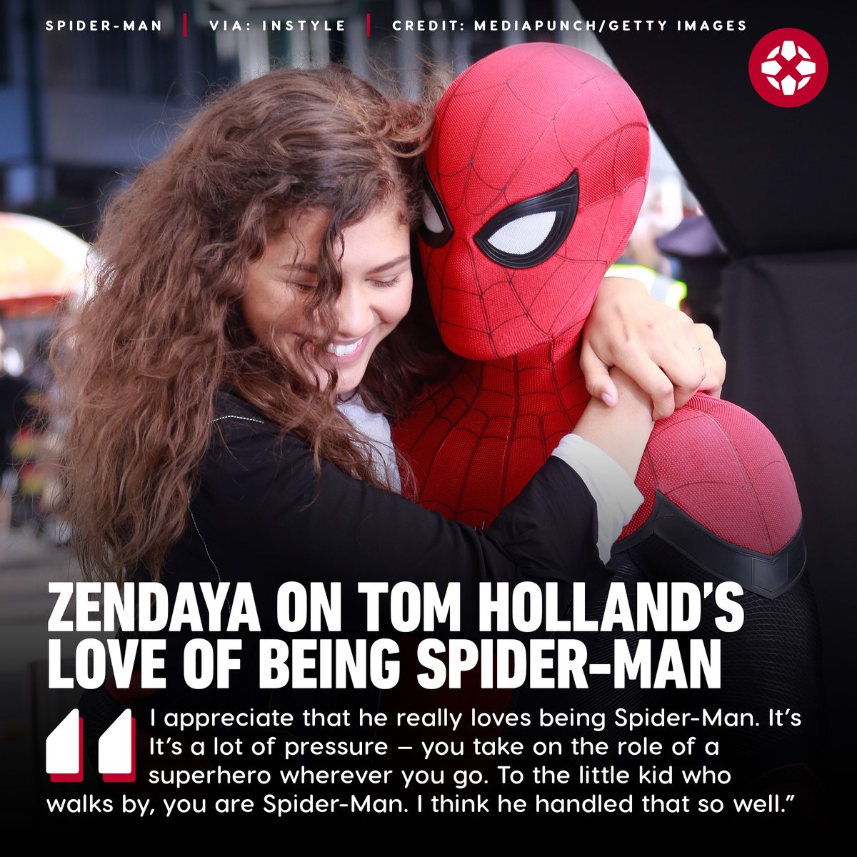 RT @IGN: Zendaya recently told InStyle that she appreciates how much Tom Holland “loves being Spider-Man.” https://t.co/6CyDKWKEma