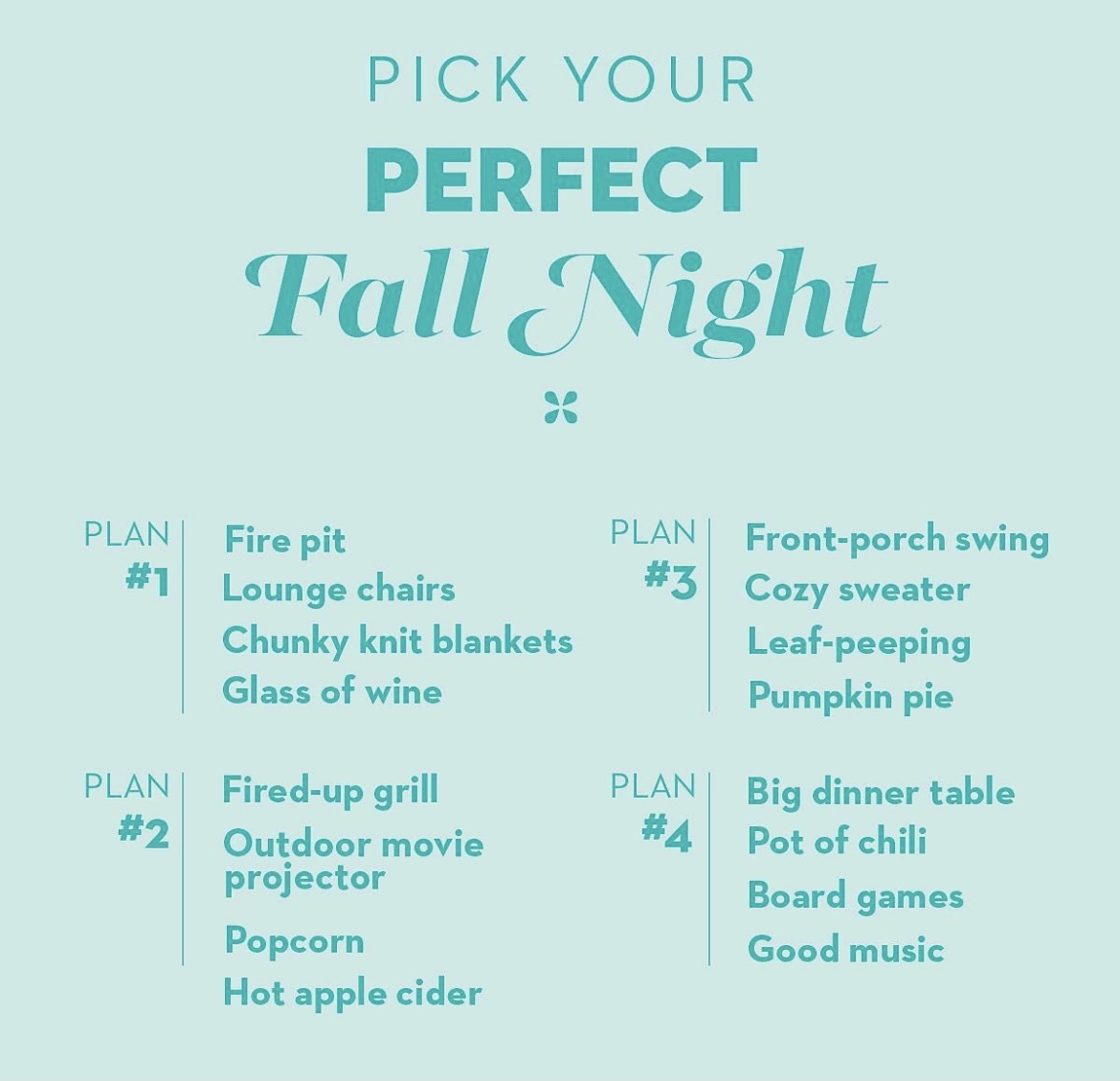 If you had to pick what would be your ideal fall night?
•
• 
• 
Photo courtesy of GoodHouseKeeping 
#ROCKSTARRG #KWMetroCenter #RealEstate #FallsChurchCity #pumpkin #fall #fallisheere #pumpkinseason #pumpkin #pumpkinpie #fallfood #halloween #fallnights