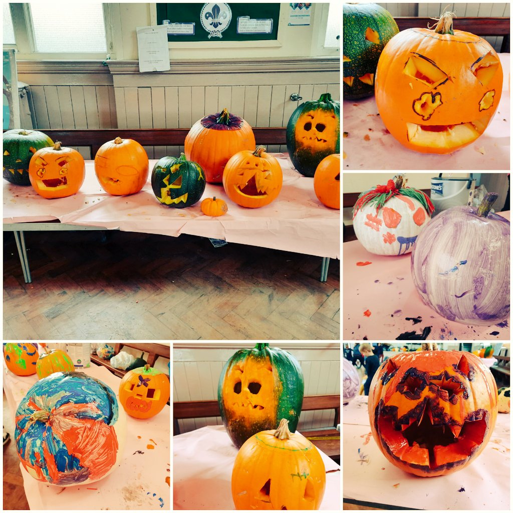 10th_Crosby's tweet photo. Last Saturday the Beavers went pumpkin picking and then came back to carve or paint their pumpkins 🎃. A fab fun day was had by all and it was great to have a day out https://t.co/0CTNyonIuJ