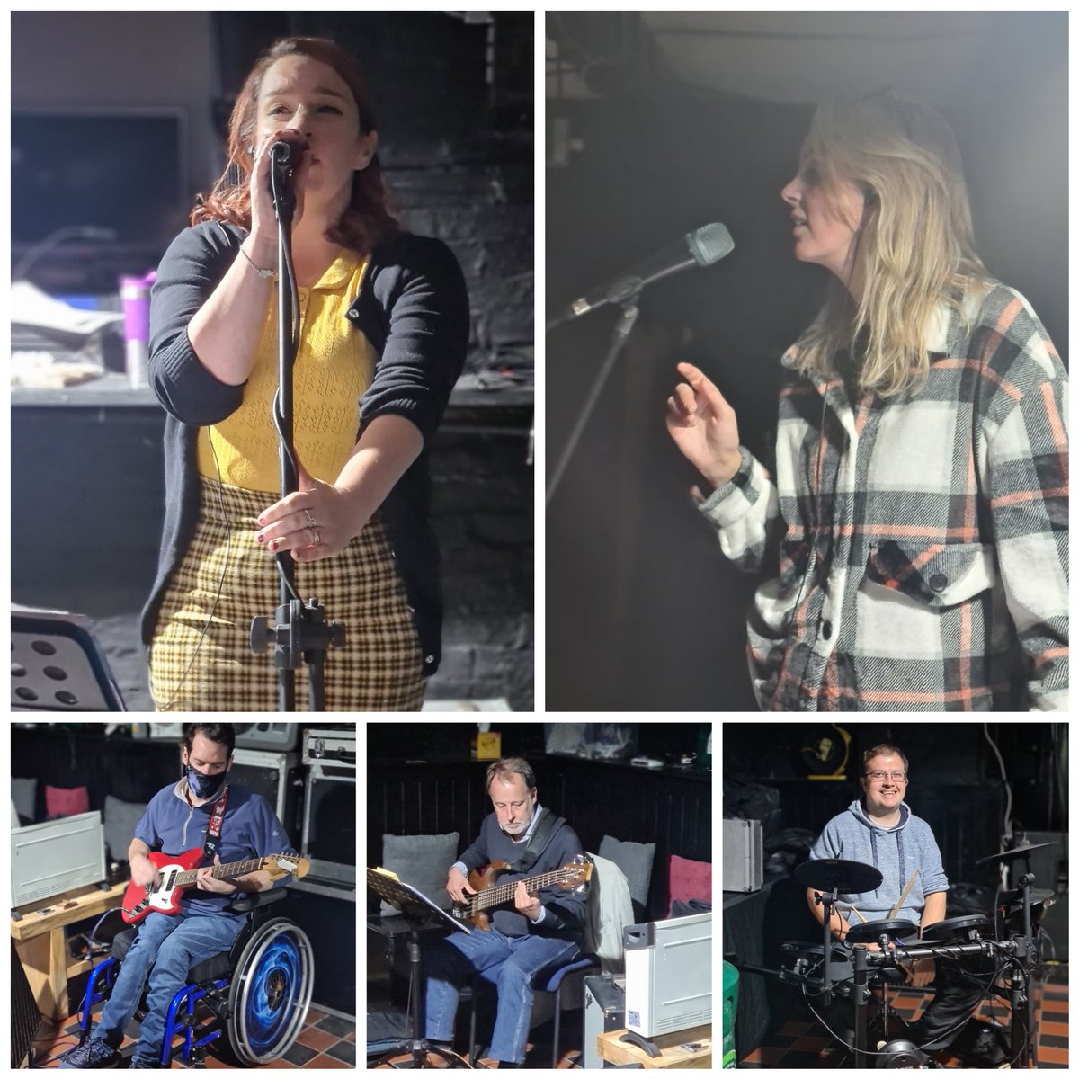 Rehearsing tonight for our Thank You Keyworkers gig on 30th Oct. We are very excited! #newcloseCC #NHSCharitiesTogether We are very excited!