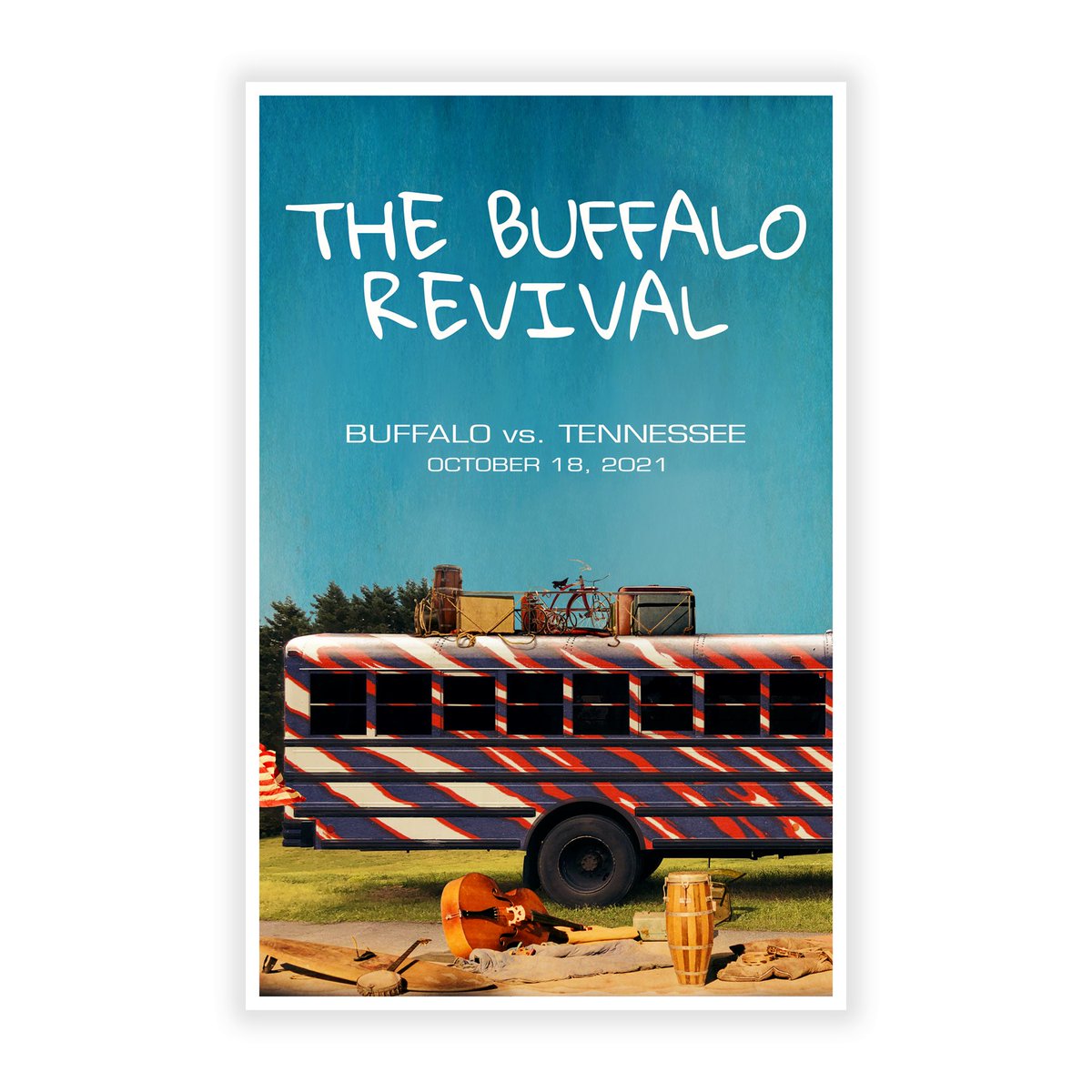 “THE BUFFALO REVIVAL”

DESIGNED BY <a href="/thedubbleb/">Brandon Baker</a> 
STAMPED &amp; NUMBERED
ONLY 125 COPIES
HELPS SUPPORT <a href="/bfloparks/">bFLO Olmsted Parks</a> 
RT &amp; MAYBE WE’LL SEND YOU ONE

🎶 leftern.co/product/the-bu…

#BUFvsTEN | #BillsMafia | #titans