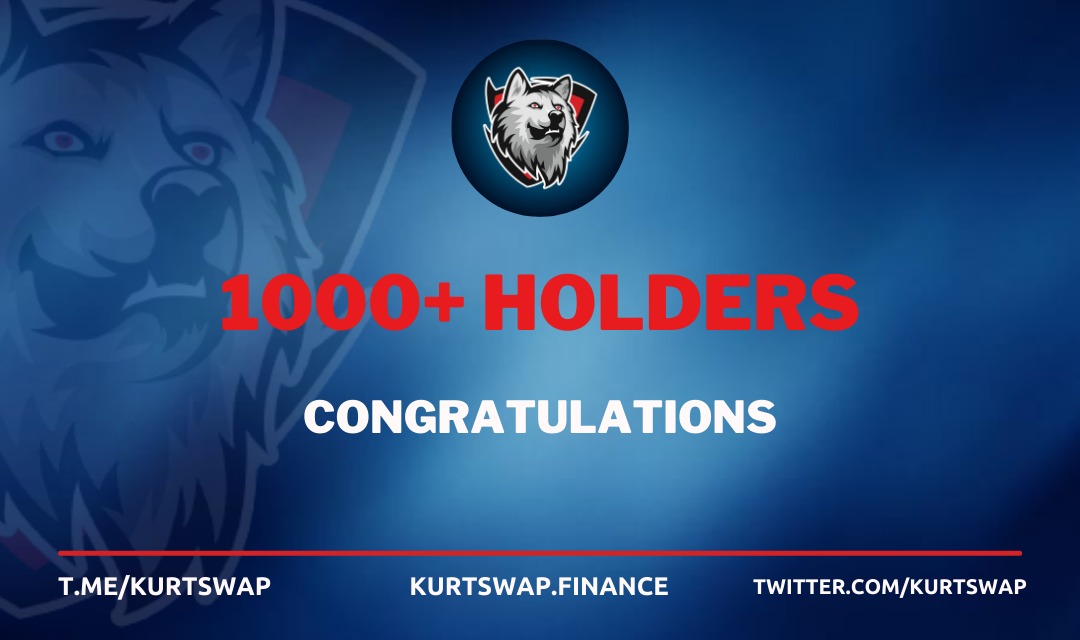 KurtSwap's tweet photo. Congratulations guys we reach 1000+ holders.

Listing on pancakeswap in 2 days , and the pre-sale is underway.
Pre-sale price: 1 KSWAP = 1$
Listing Price: 1 KSWAP = 5$
pre-sale link: https://t.co/pLWpttXfRR

Telegram: https://t.co/scDyesggjB
Twitter: https://t.co/e8BAbXORZx https://t.co/uUU6GWLDa4