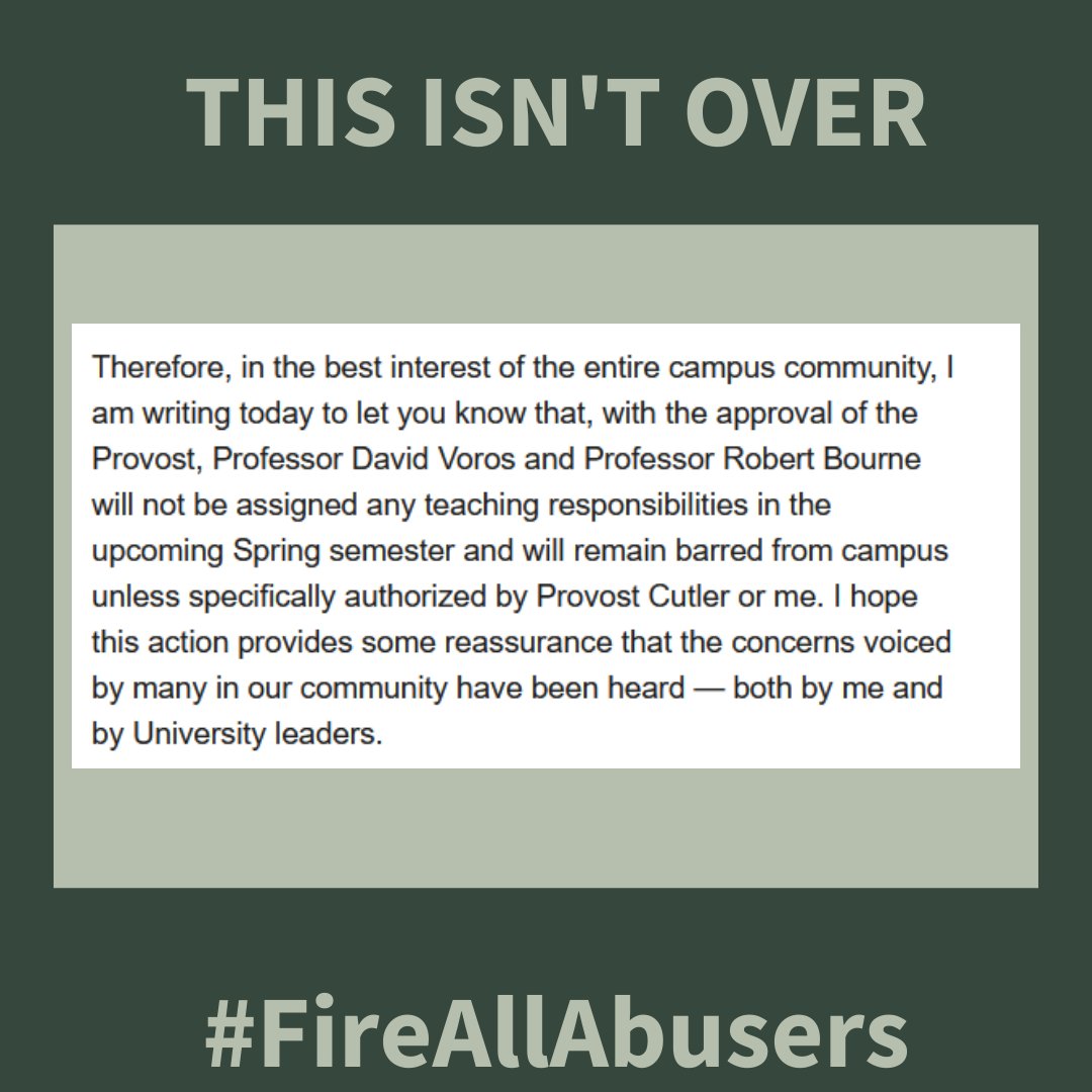Fire All Abusers USC tweet media