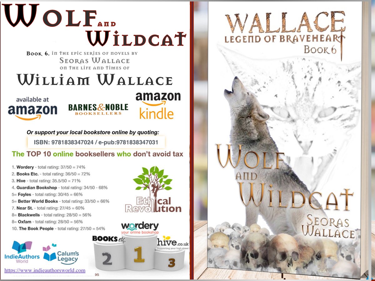 Wolf and Wildcat: Book 6 in the epic tale of "Wallace the legend of Braveheart" now available.

facebook.com/groups/Wallace…