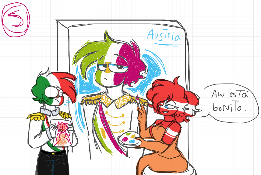 KimmyUwU2's tweet photo. ✨A Austria le enseñaron a ser una dama ejemplar y con modales muy finos, por lo que no te dira a la cara cuando algo le parece horrible.
#Countryhumans #CountryhumansMexico #CountryhumansAustria #AusMexWeek https://t.co/WUqUunWbKj