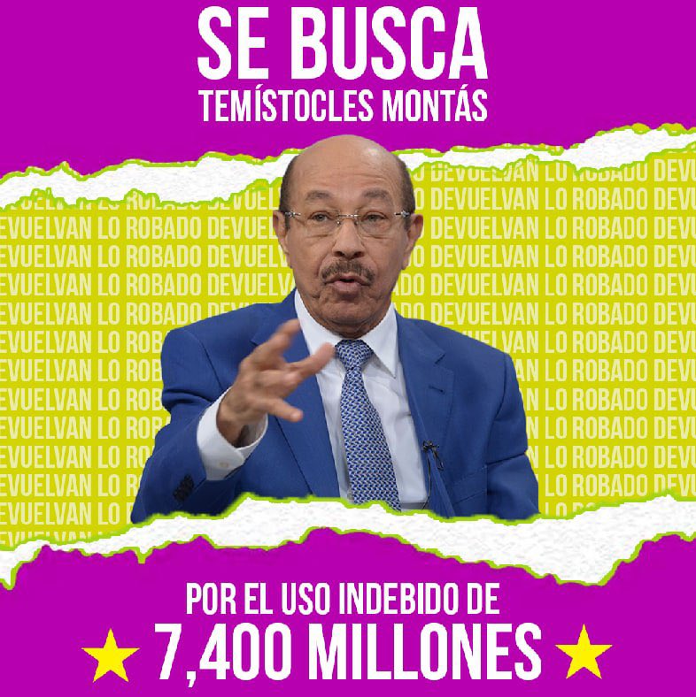 Florbrea3's tweet photo. Se busca temistocles montas #PLDevuelvanLoRobado https://t.co/mpwHPsHH4s