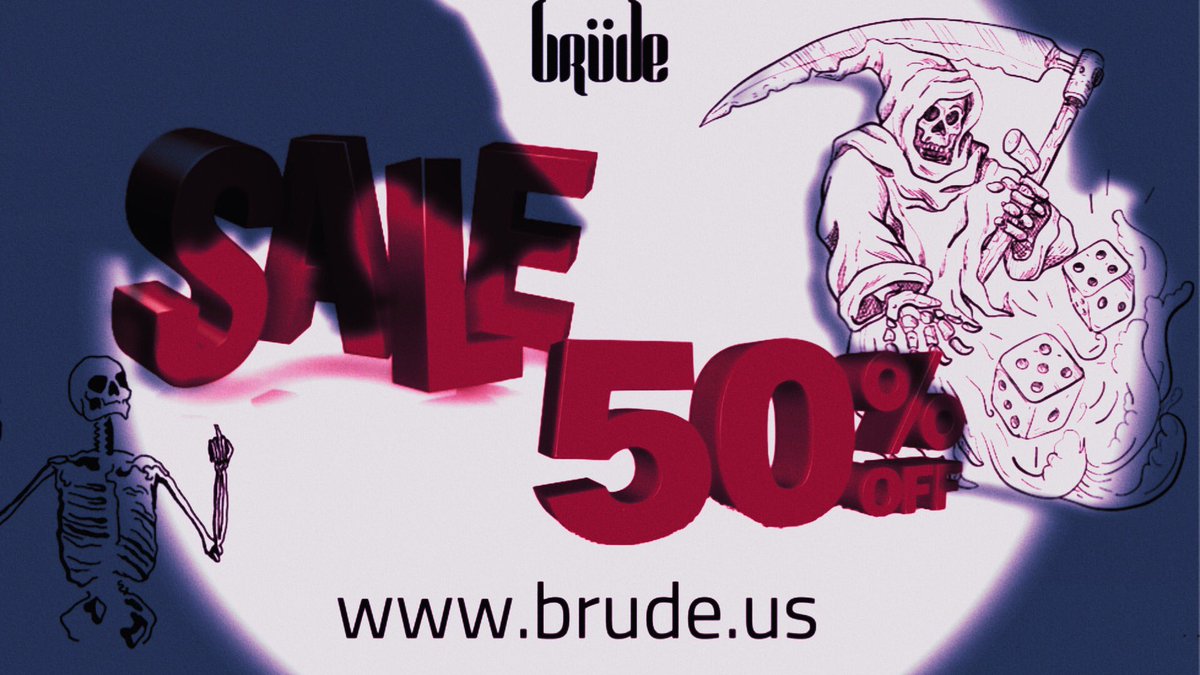 Going on until Friday. Get your Brüde now. 

brude.us