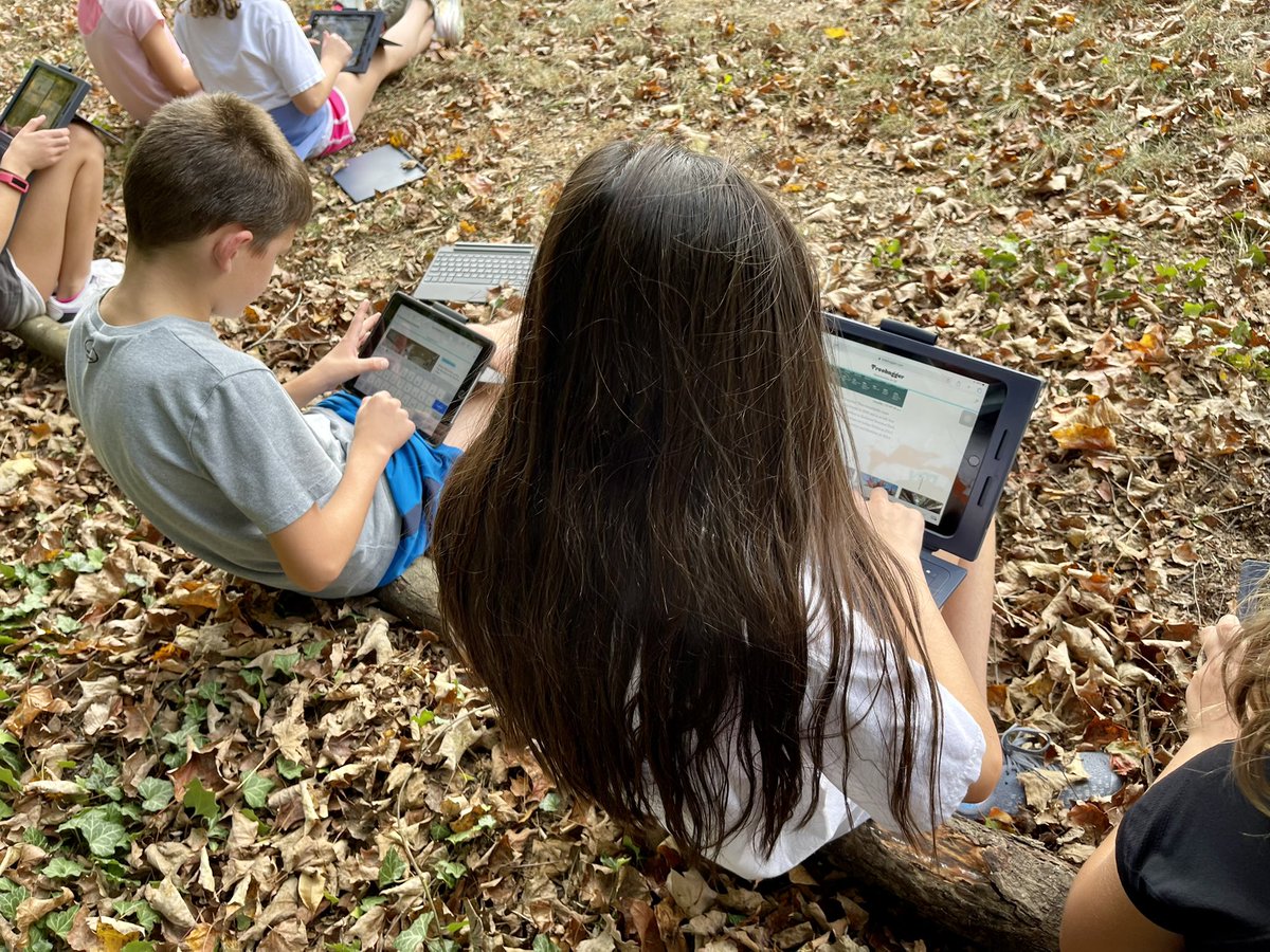 mrsjodihetman's tweet image. We used the leaves to identify the trees and started a web quest to learn more about some pretty amazing organisms! #TreeProject #Science #LandLab @BathElementary