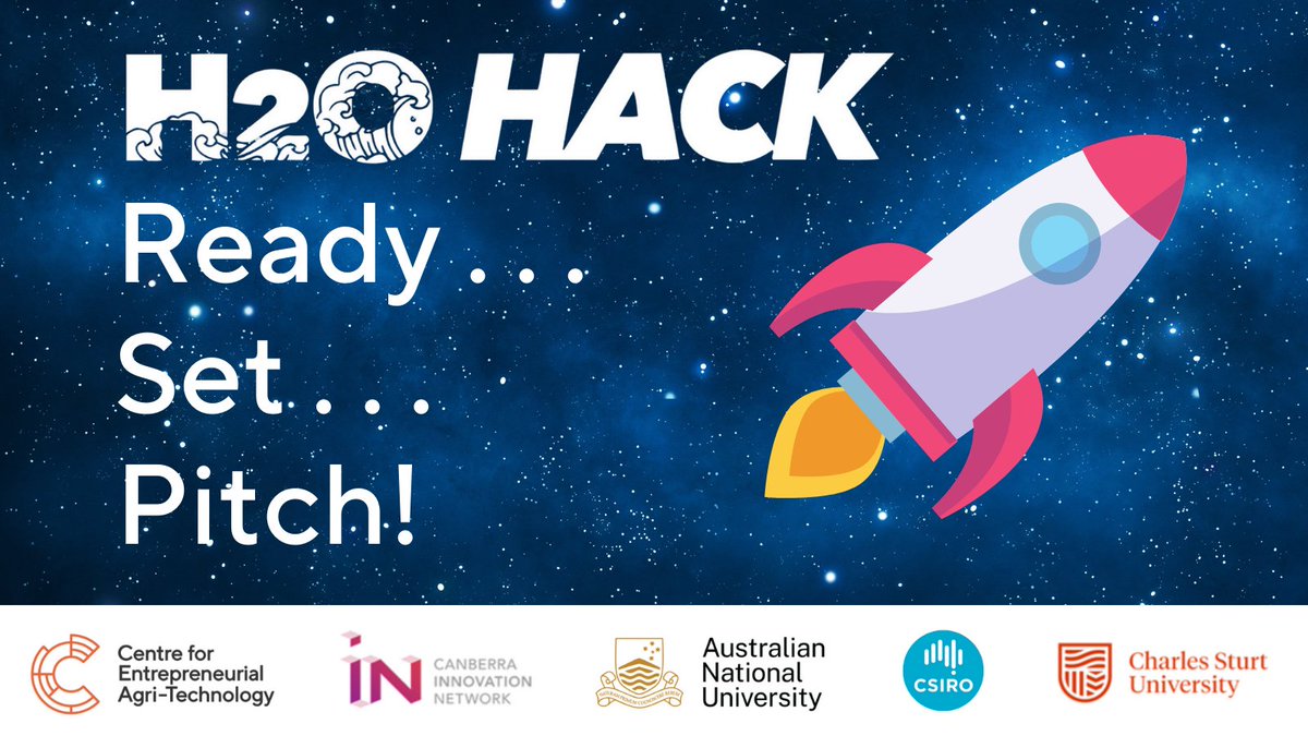ANUAgrifood's tweet photo. From 10:15am (AEDT) this morning #H2OHack teams will be sharing their pitches for solutions to solve #waterchallenges from #space with the hack's judges. We can't wait to hear what they have developed over this week!
@CSIRO @CharlesSturtUni @anuinspace @ANUWaterFutures @CBR_IN https://t.co/AP3VAChFfc