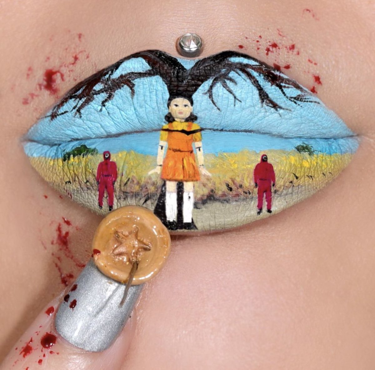 Which level are you reaching? 😩 #SquidGame #redlightgreenlight <a href="/netflix/">Netflix</a> #lipart