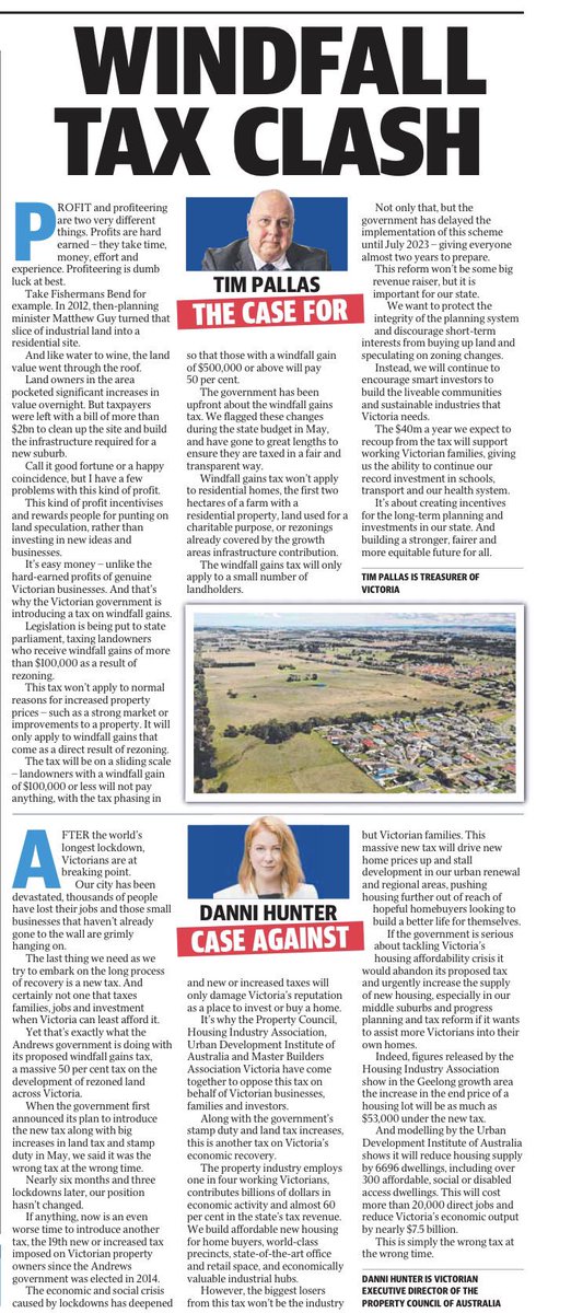 Why the Victorian Government’s latest property tax is the wrong tax at the wrong time @danni_hunter_ @HIA_au @UDIANational @mbavic @theheraldsun
