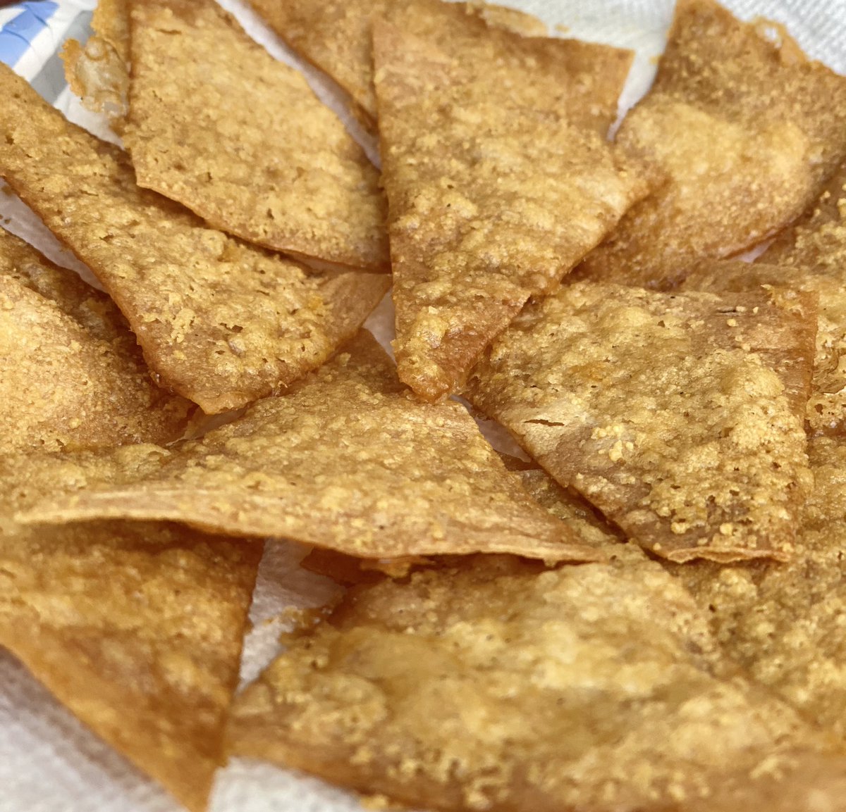 This is the second batch my father may have sat at the stove &amp; ate the first one while they were cooling. 🤣 Gingerbread dessert tortillas w/ @cutdacarb flatbreads &amp; <a href="/flavorgod/">Flavor God</a> seasoning are so good. Shhh … he had no idea they were low carb &amp; under 1g of sugar!! 🤫🤤