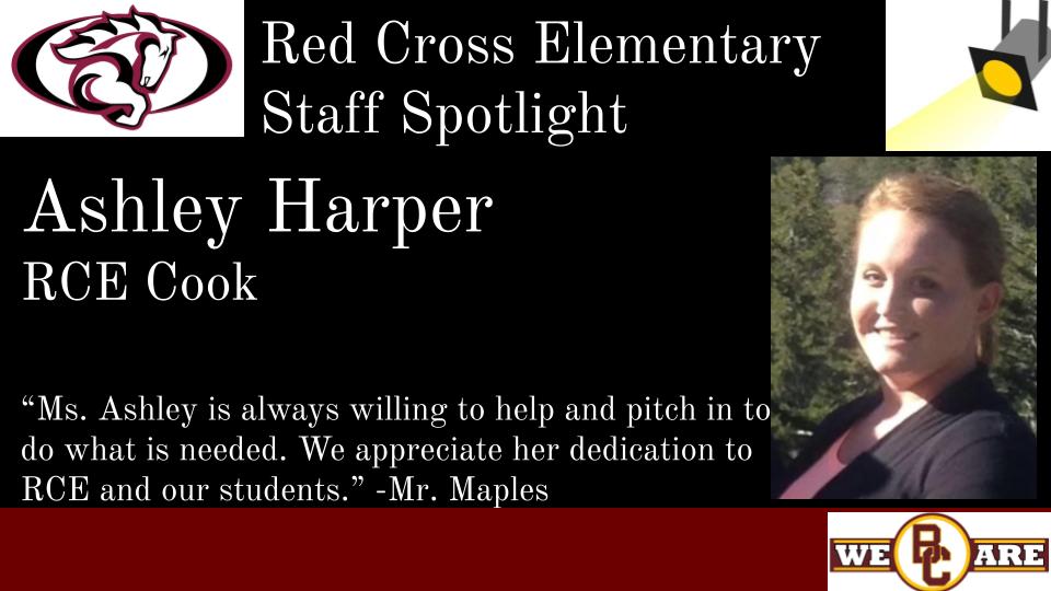 This week's staff spotlight shines on Alecia Bush and Ashley Harper! They are both dedicated to RCE and our students! We appreciate you both! #MustangsLEAD #RCEshines #WeAreBC