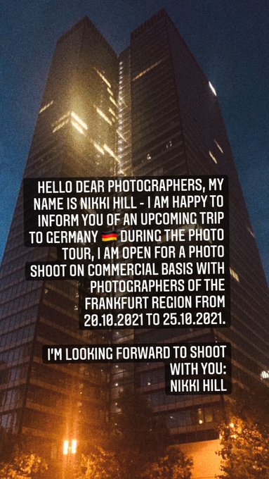 Announcement of an upcoming photo tour! #shooting #shootingtour #shootingtrip #trip #germany #frankfurt<a href="/tag/shooting"class="tags">#shooting</a><a href="/tag/trip"class="tags"><span>#trip</span></a><a href="/tag/germany"class="tags"><span>#germany</span></a><a href="/tag/frankfurt"class="tags"><span>#frankfurt</span></a><a href="/tag/shootingtrip"class="tags"><span>#shootingtrip</span></a><a href="/tag/shoo"class="tags"><span>#shoo</span></a>