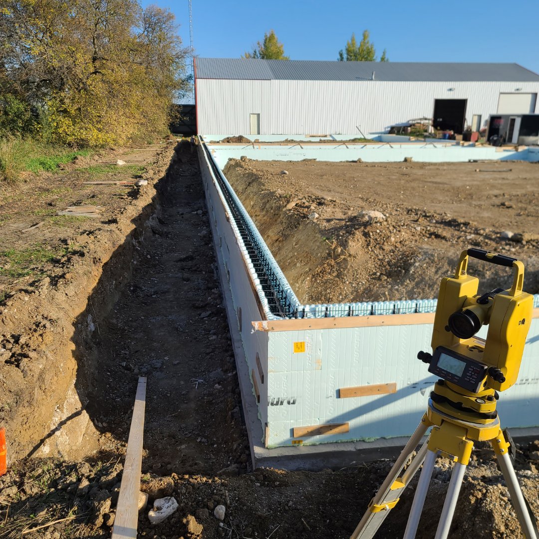 Can <a href="/NUDURAICF/">NUDURA Insulated Concrete Forms</a> be used for commercial/agricultural foundations?

YES! It is common for ICF to be installed to provide structural strength and a thermal break either on a footing or piles.