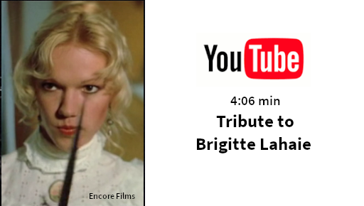 Happy Birthday, Brigitte Lahaie (october 12, 1955).    