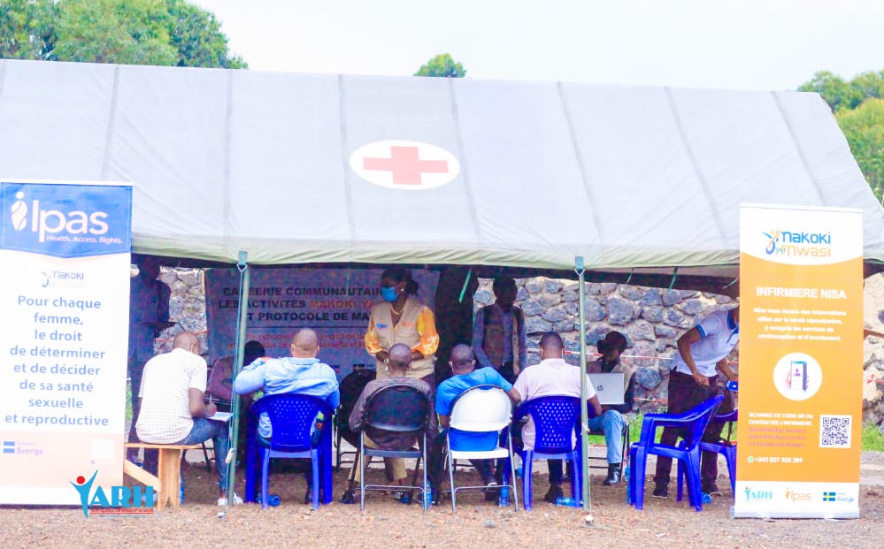 IrMihigo's tweet photo. Cette activité de @yarhdrc, @IpasOrg et @SwedeninDRCongo a offert  l'opportunité de discuter avec des agents prestataires militaires de l’hôpital mobile de #Nyiragongo  sur le  #ProtocoleMaputo et #DSSR, ses liens avec le cadre juridique de la #RDC et sa mise en œuvre effective. https://t.co/8cHt3IazZU