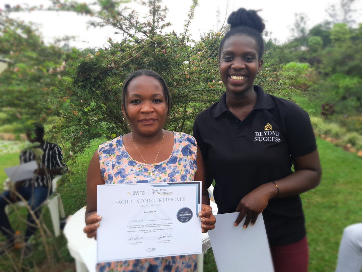 BeyondSuccessRw's tweet photo. We are happy to congratulate our facilitators who received leadership certificates for the completed stages in the #BeyondSucess program.
We remain committed to our goal of helping individuals and communities to live intentionally. https://t.co/fNX35LZmz0
