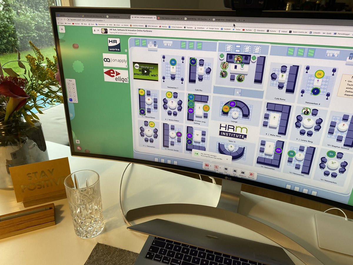 Heute direkt in 2 online Events hin und her gezappt @HRM und @PersonioHR H.U.G. 🎉