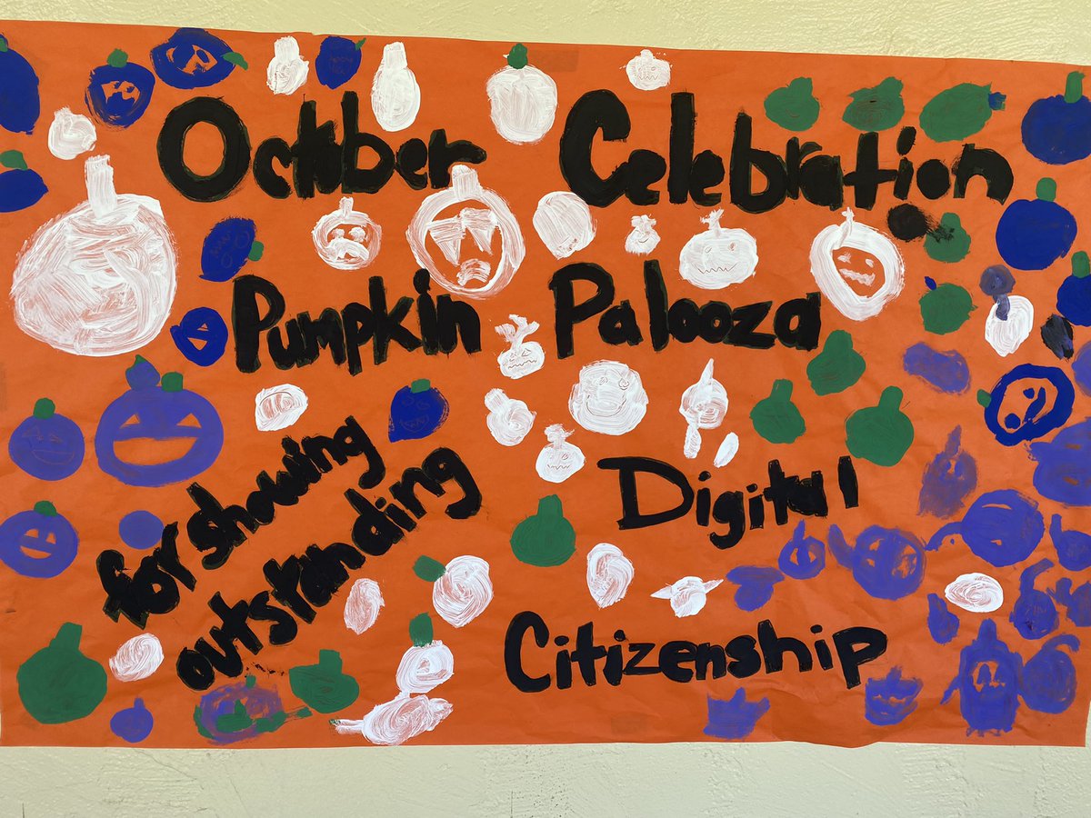 Celebrating outstanding Digital Citizenship with Pumpkin Palooza <a href="/LasLomasSchool/">Las Lomas</a> 🎃 🎉 #PBIS <a href="/LHSchools/">La Habra Schools</a> @DrC_LaHabra
