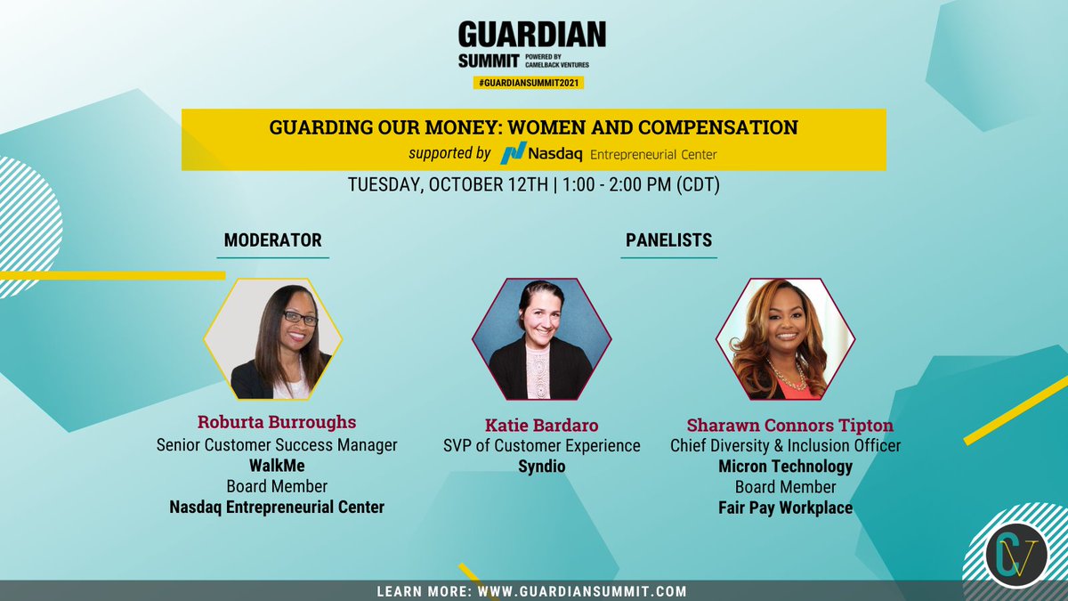 camelbackorg's tweet photo. This one’s for all the ladies who are in their 💰. We’re kicking off the afternoon with a critical discussion on tackling the opportunity and pay equity gap for women. Tap in at 1:00pm CT. S/O to our event sponsor @nasdaqcenter for supporting this convo! https://t.co/a2tBgqnFeB https://t.co/D0Jp0hCqV1