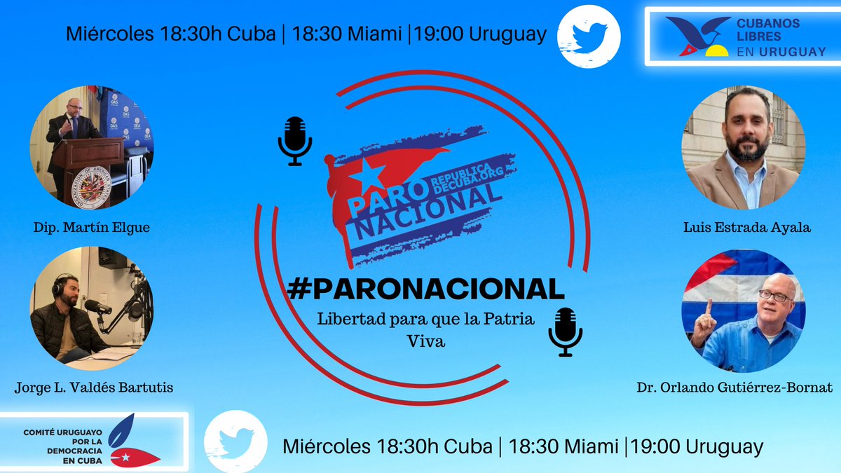 Cubanos Libres en Uruguay tweet media
