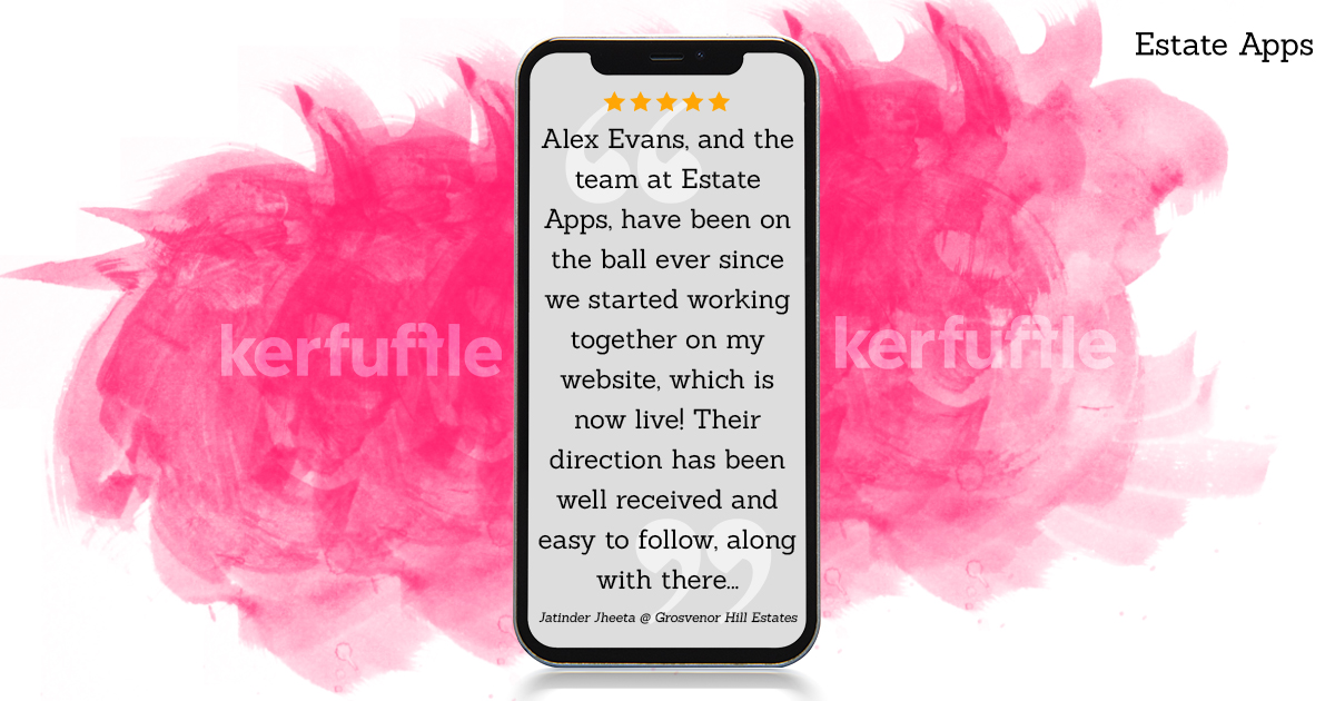EstateAppsUK's tweet photo. A lovely review from Jatinder at @GrosvenorHill. Thank you!

Although @AlexEvans121 is mentioned here, it has to be said that it's a TEAM effort!

@KerfuffleClub

#websitedesign #propertywebsitedesign #customerservice #customerreviews #customerservicematters https://t.co/ME47vHnptK