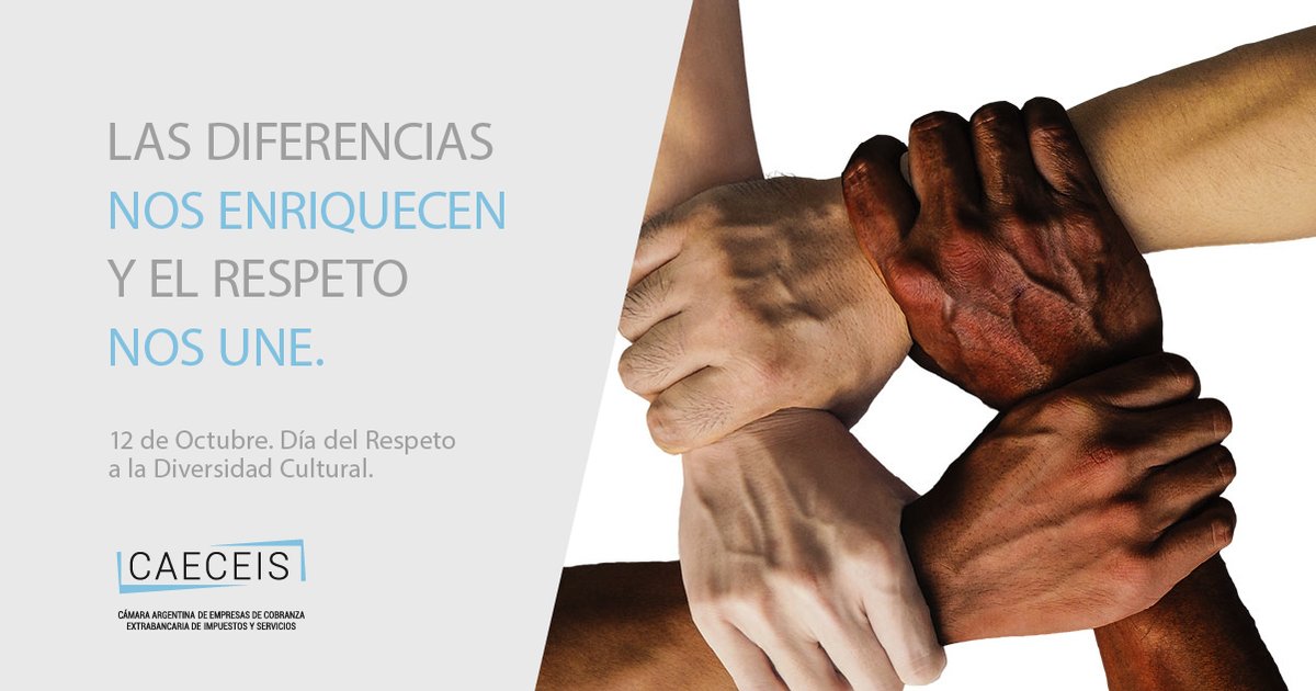 En el Día de la Diversidad Cultural apostamos a un mundo donde reine el respeto hacia el otro.