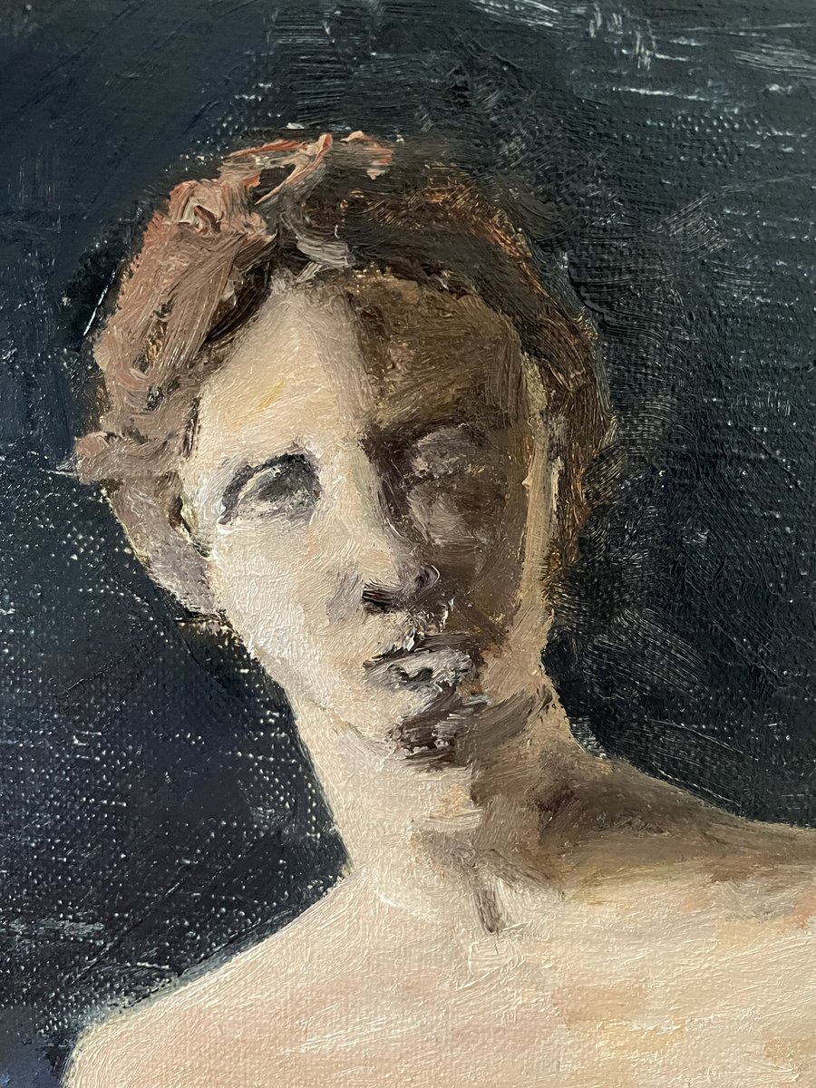 An antique Greek girl in Paris.
Oil on linen, 38x55cm (15x21.5”)

#oiloncanvas #oilpainting #oilpaintings #venus #venusdemilo #portrait #portraitpainting #painting #figurativeart #figurepainting