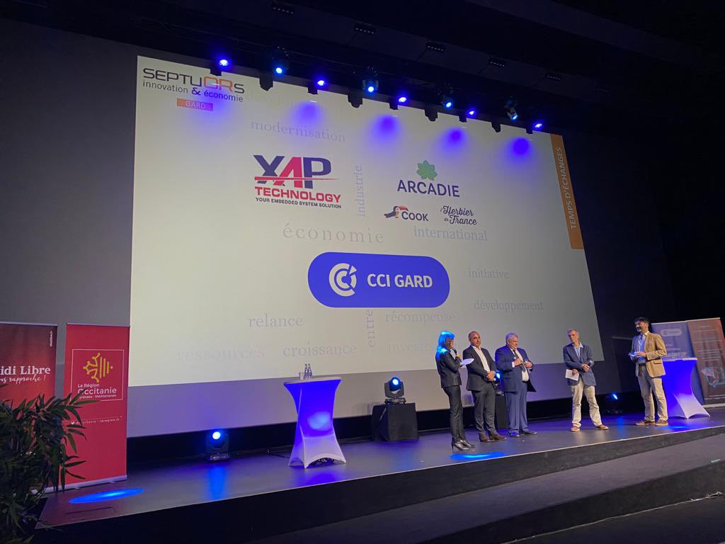 LeaderAles's tweet photo. Bravo aux entreprises de Leader #Alès et de  Leader #Nîmes qui étaient à l’honneur ce soir aux Septuors ! #Gard https://t.co/4DRMlsI2K0
