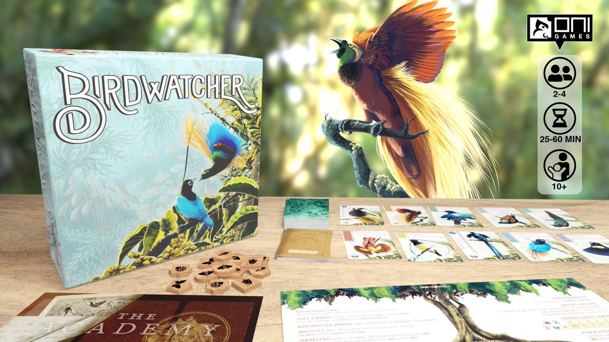 OniPress's tweet image. 🦜We've landed on @Kickstarter! Birdwatcher opened for pledges just this morning, and we don't mean to peacock about it, but we're already a Project Kickstarter Loves! 🦚 

Back our newest game today! 
bit.ly/BirdwatcherKST…