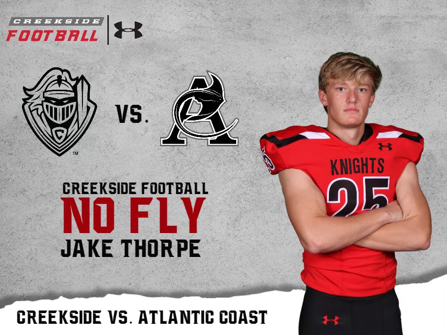 @Creekside_fb Defensive Players of the Game at Atlantic Coast! MVP - Most Valuable Player King of the Castle - Most Physical Player No Fly Zone - Best DB Defensive MVP - @anthony_akel King of the Castle - @ChristianYouse8 No Fly Zone - @JakeThorpe13 #WorkToWin #unFINISHed21