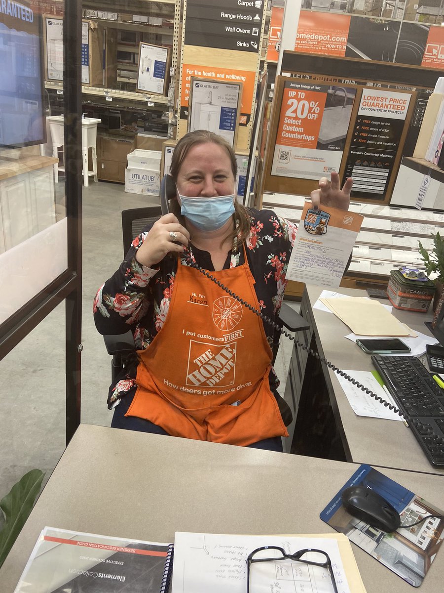 Val Sprague (@spragueval) on Twitter photo Huge shout out to our Kitchen Designer, Karen!! She made such an impression on her customer, that they took time out of their day to make sure she received recognition!!! Way to go, girl!!! <a href="/CaffreyDamien/">Damien A Caffrey</a> <a href="/stevenlongmoor1/">Steven Longmoore</a> <a href="/TyrrellVizcaino/">Tyrrell Vizcaino</a> @tabatha_THD3488 Huge shout out to our Kitchen Designer, Karen!! She made such an impression on her customer, that they took time out of their day to make sure she received recognition!!! Way to go, girl!!! <a href="/CaffreyDamien/">Damien A Caffrey</a> <a href="/stevenlongmoor1/">Steven Longmoore</a> <a href="/TyrrellVizcaino/">Tyrrell Vizcaino</a> @tabatha_THD3488