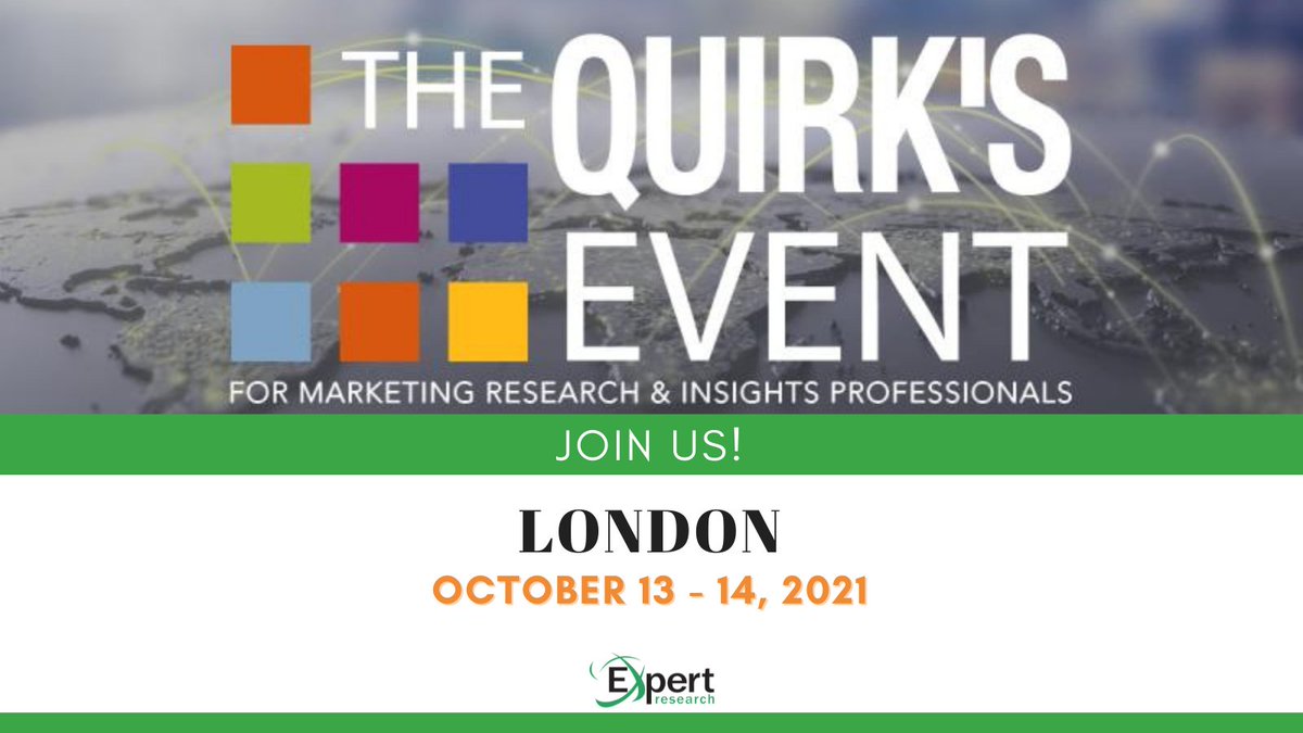 expertresearch's tweet photo. After two long years of not being able to attend face-to-face events, it is with great excitement that we are preparing to attend the @QuirksMR event in London.
#QuirksLondon #quirksevent #marketresearch #mrx #Insights #expertresearch #London #events https://t.co/7qz1PzN786